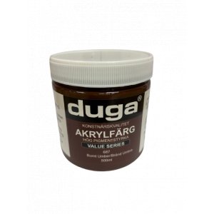F�rg akryl 500ml -Br�nd Umbra