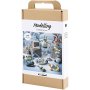 DIY-sæt Modelleringsvoksrobot Blå/Grå/Rød/Forsølvet DIY-sæt Modelleringsvoksrobot Blå/Grå/Rød/Forsølvet