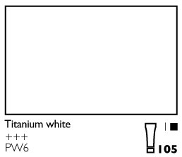 Cobra 40 ml Titanium White - Oliefarver, Kunstnerfarver