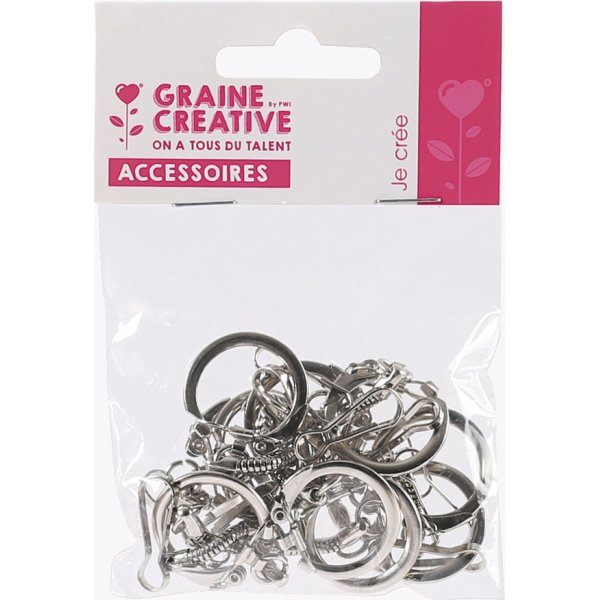 Nyckelringar med karbinhake, 10-pack Nyckelringar med karbinhake, 10-pack