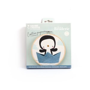 Broderikit med pingvinmotiv Broderikit med pingvinmotiv