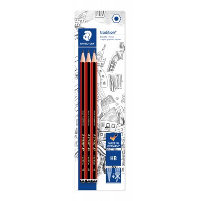 Tradisjonsblyant HB - 3 blyanter