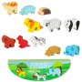 Balansspel Safari Djur Tr� 12 x 1,5 x 4 cm