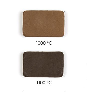 Leire i steint�y brun/svart med chamotte - 10 kg