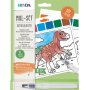 Vattenf�rgsset med dinosauriemotiv