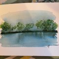Kundebillede Akvarelblok Limet Koldpressede Ark 300 g - 26x36 cm