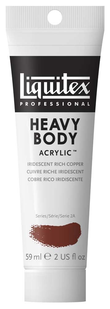 Akrylfärg Heavy Body Liquitex 59 ml - 230 Iridescent Rich Copper - Akrylfärger, Konstnärsfärger