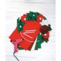 G�r-det-sj�lv-kit f�r julkrans i filt