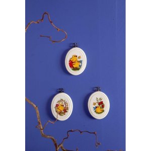 Nysgerrige kyllinger - 3 Pakke malerier