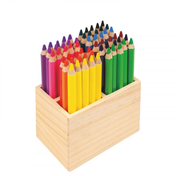 F�rgpennor tjocka 17 cm � 1 cm FSC 100% - 60 st 12 f�rger