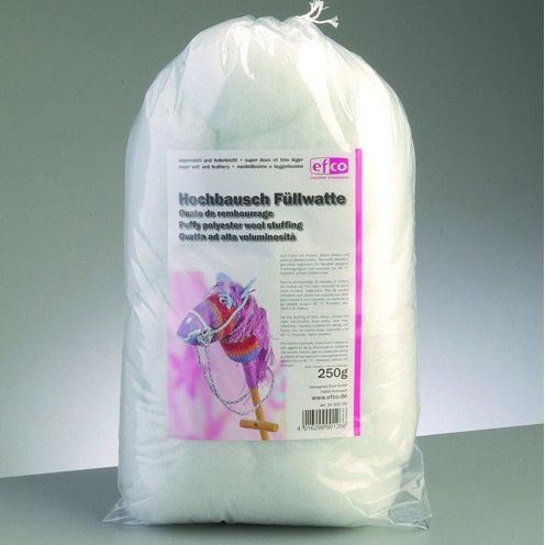 Fluffy polstring polyester - hvid 250 g - Polstring, Dekorationmateriale, Hobbymateriale, Håndværk
