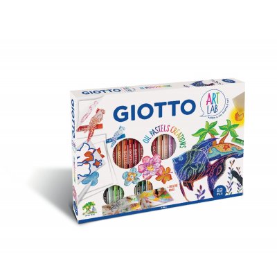 Giotto Art Lab - Oljepastell 82 delar
