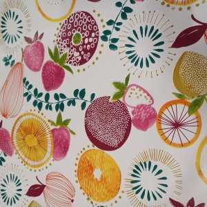 Vaxduk PVC Fruit party 140 cm