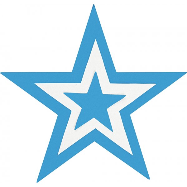 Lager-på-lager stansar - Stjärna - 3 st Lager-på-lager stansar - Stjärna - 3 st