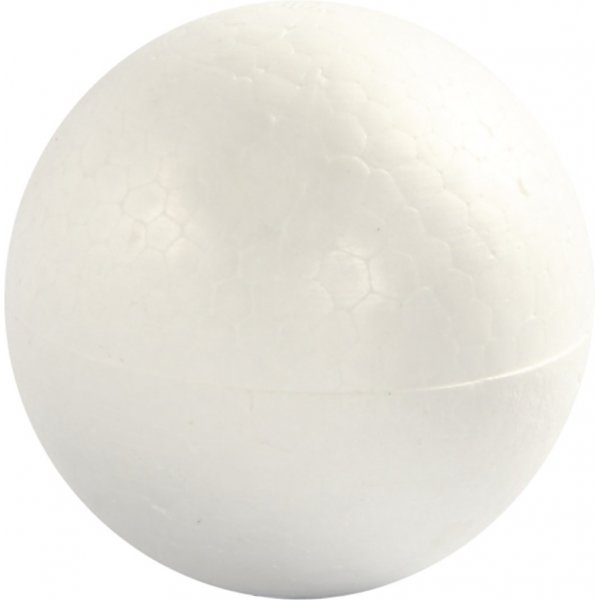 Kulor av frigolit - vit - Ø7 cm - 5 st Kulor av frigolit - vit - Ø7 cm - 5 st