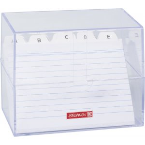 Arkivboks med register - A6 - Transparent