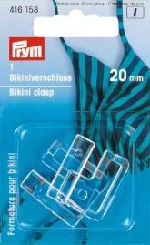 Spnnen fr bikini/skrp genomskinliga av plast 20 mm