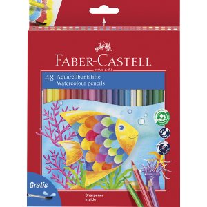 Akvarellpennset - Faber-Castell - 48 st