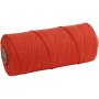 Makramésnor tynd 1 mm 315 m Orange Makramésnor tynd 1 mm 315 m Orange