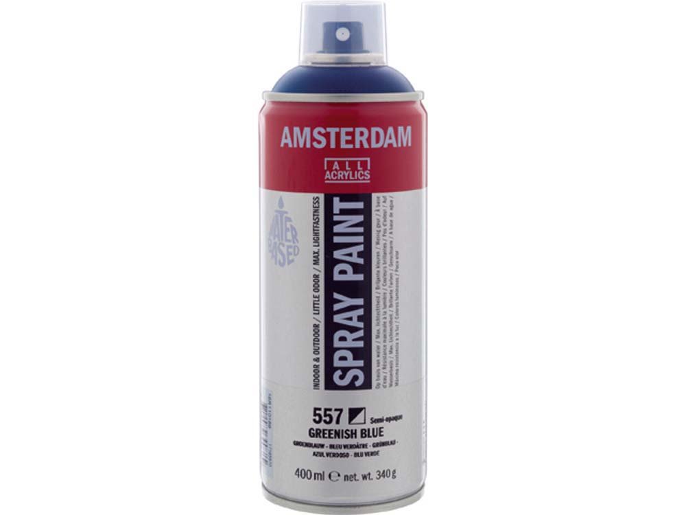 Amsterdam Spray 400 ml - Green Blue - Spraydåser, Spraymaling, Hobbyfarve