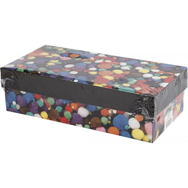 Pompoms - mixade färger - 200 g Pompoms - mixade färger - 200 g