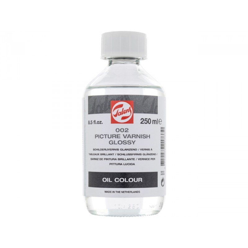 Fernis Glans - 250 ml - Oliefarve lak / lak, Hobbylack, Fernis og kunstner medier til kunstmaling