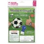Pysselkit med krympplast och fotbollsmotiv