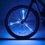 LED ekersbelysning cykel bl� 3-pack - batteridriven