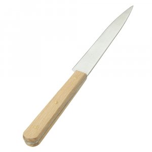 Kniv fr lerskrning 175 mm - 1 st. trskaft