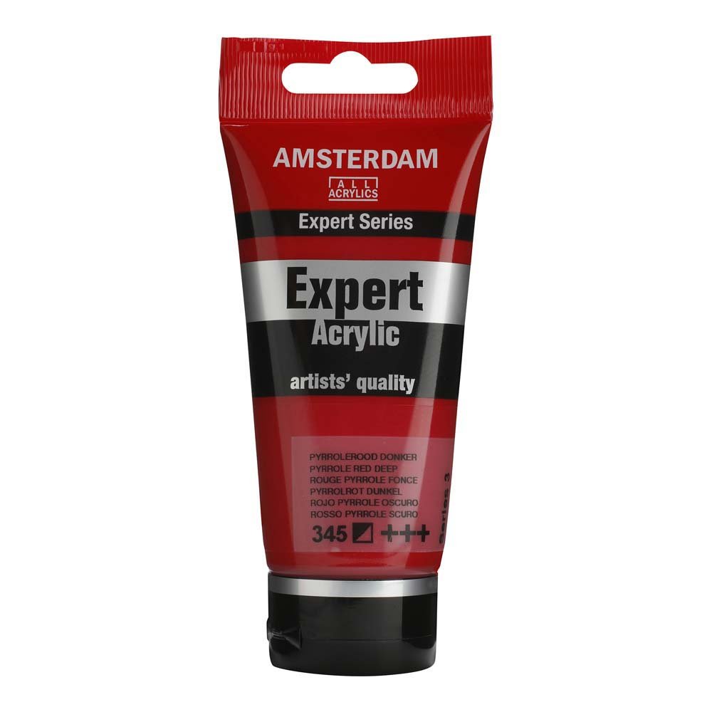 Amsterdam Acrylic Expert - 75 ml Pyrrole Red Deep - Akrylfarver, Kunstnerfarver