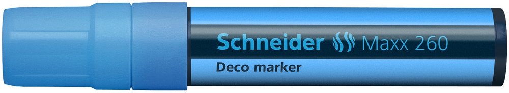 Maxx 260 Chalk Marker (5 + 15 mm) - Neon Blå - Markørpenne, Penne, Penne, kridt & tusch