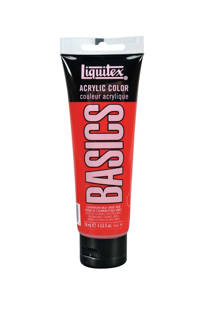 Akrylfärg Liquitex 118 ml - 311 Cadmium red deep hue - Akrylfärger, Konstnärsfärger