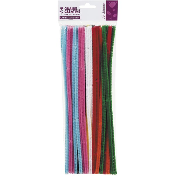Filtstavar 8 mm, 9 färger, 30 cm, 45-pack Filtstavar 8 mm, 9 färger, 30 cm, 45-pack