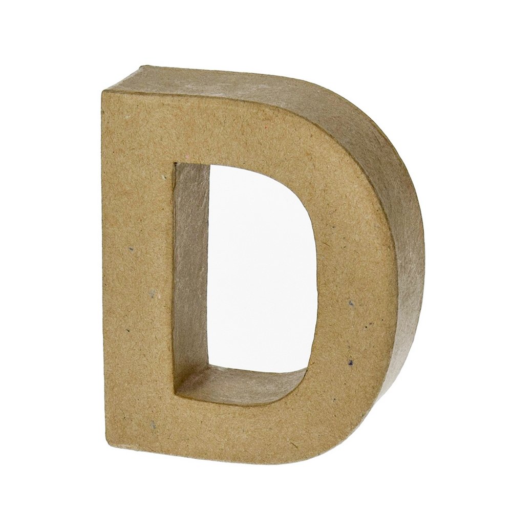 Bogstav H 10 x T 3 cm - D - Papbogstaver, Bogstaver og tal, Papirartikler, Dekorationsrammer, Hobbymateriale, Håndværk