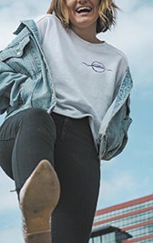 Broderikit f�r kl�der med 8 minimalistiska m�nster