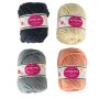 Garnnystanset 4 x 50 g 61 m Klassiska färger - Virkpaket Garnnystanset 4 x 50 g 61 m Klassiska färger - Virkpaket