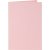 Kort og konvolutter - rosa - 11,5 x 16,5 cm - 6 sett