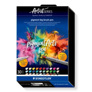 Staedtler Pigment Big Brush Pen - 30 pennor i box Staedtler Pigment Big Brush Pen - 30 pennor i box