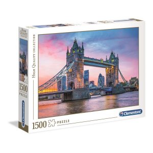 Puslespill HQ Kolleksjon 1500 brikker - Tower Bridge i solnedgang Puslespill HQ Kolleksjon 1500 brikker - Tower Bridge i solnedgang