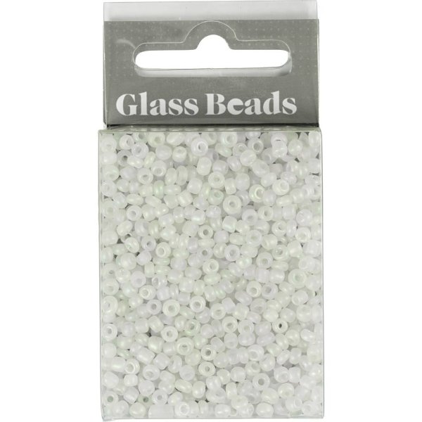 Rocaillepärlor 3 mm Kristall 25 g Rocaillepärlor 3 mm Kristall 25 g