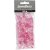 Harmony fasetterte plastperler - blandet - rosa - 45 g