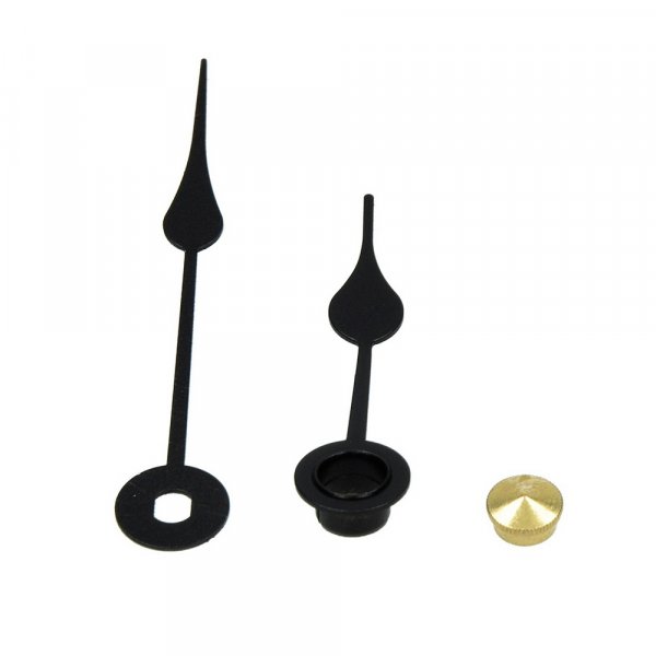 Viser 35 / 50 mm - svart 1 sett / 3 deler Viser 35 / 50 mm - svart 1 sett / 3 deler