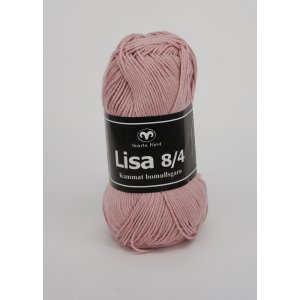 Svarta Fret Lisa 8/4 garn 50g - Gammalrosa (40)