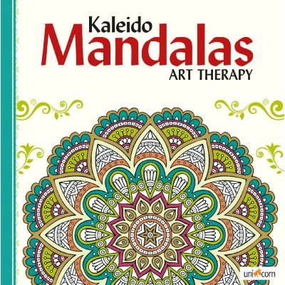 Malebok Mandalas Kaleido - Hvit