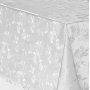 Vaxduk PVC Blomster - Vit