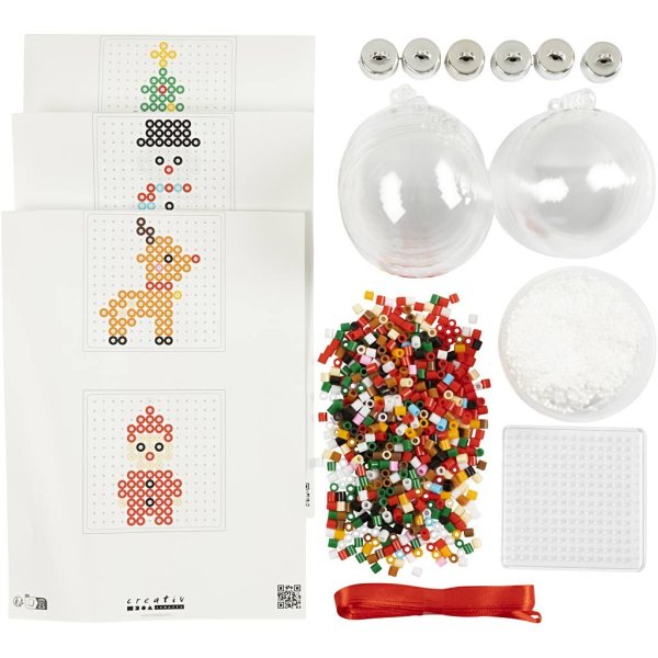 DIY-sett julekuler med perler DIY-sett julekuler med perler