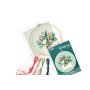 Broderikit blomsterbukett � 20 cm