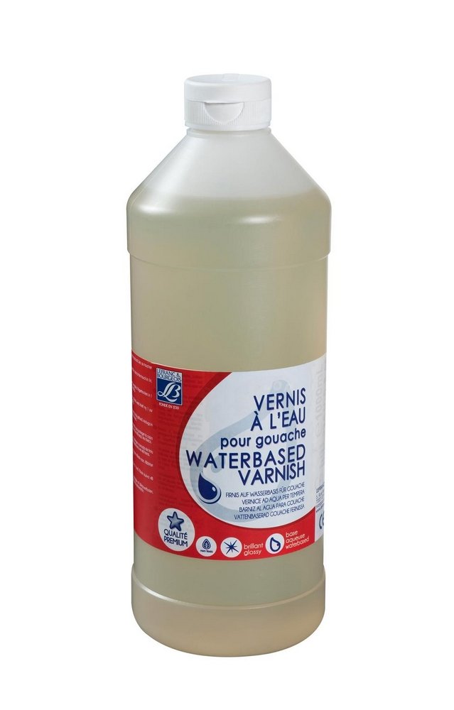 Gouache Fernis L&B - 1 L - Gouache, Kunstnerfarver