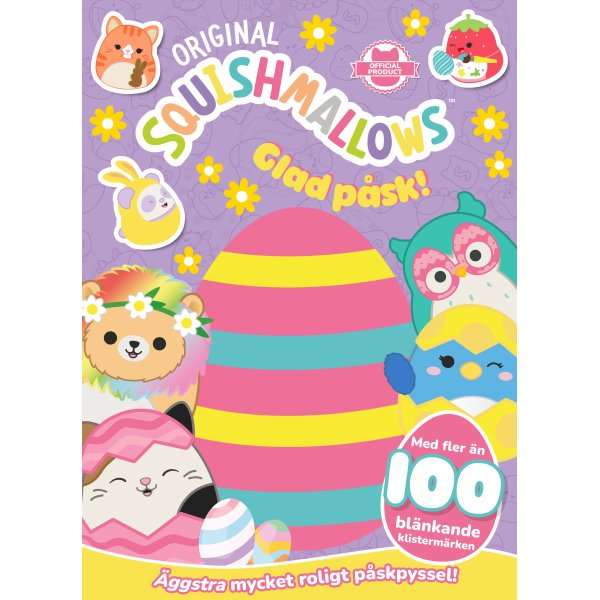 Squishmallows God p�ske - hobbybok med over 100 klistremerker