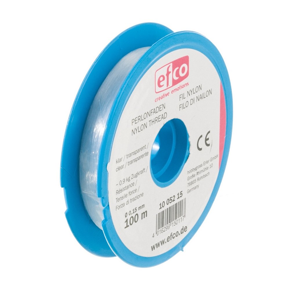 Nylontråd Ø0,15 mm - Klar 100 m trækkraft ca. 0,9 kg - Nylontråd, Sytråd, Sytilbehør